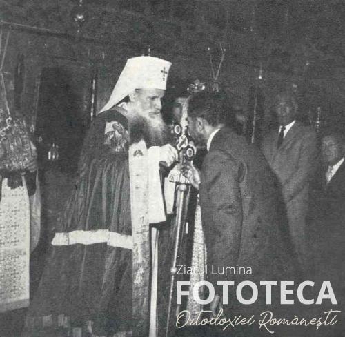 Primirea împăratului Haile Selasie I al Etiopiei la Palatul Patriarhal de către patriarhul Justinian Marina