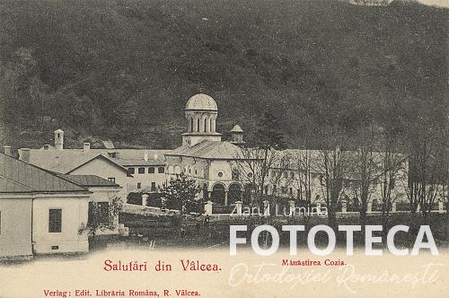 Carte poştală reprezentând mănăstirea Cozia, jud. Vâlcea
