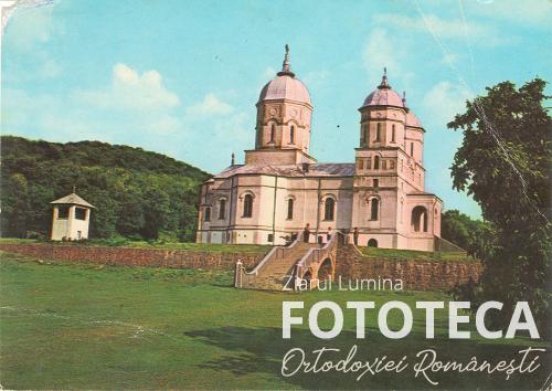 Carte poştală color privind mănăstirea Celic-Dere, jud. Tulcea