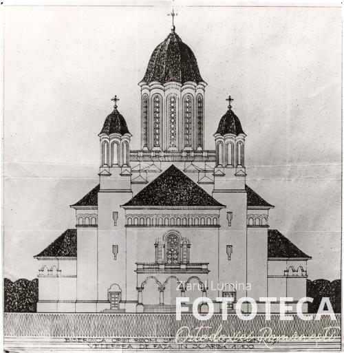 Planul austriac al bisericii „Sf. Nicolae” din Cernăuţi