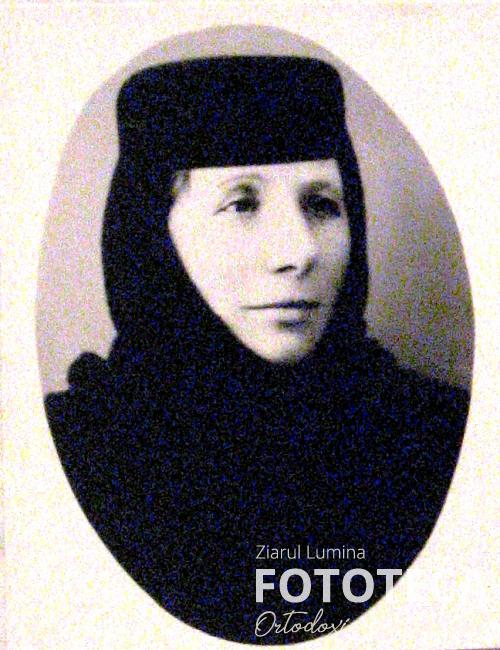 Monahia Evelina Honceriu de la mănăstirea Agafton, jud. Botoşani