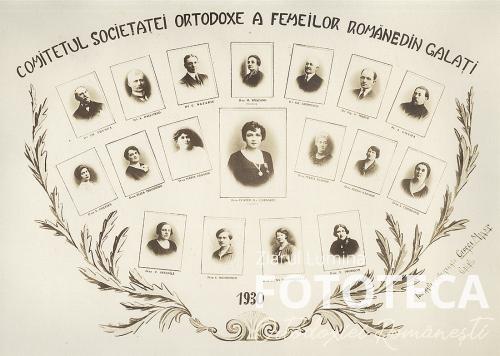 Comitetul Societăţii ortodoxe a femeilor române din Galaţi