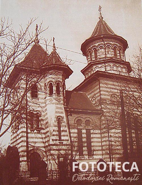 Biserica Spirea Veche din Bucureşti înaintea demolării