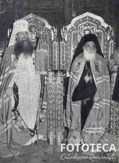 Patriarhii Justinian şi Alexandru al III-lea al Antiohiei în catedrala patriarhală