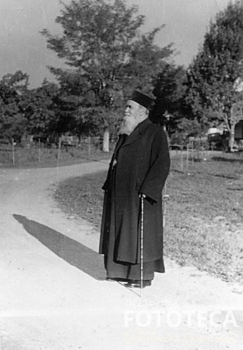 Episcopul Nicolae Colan al Clujului la mănăstirea Sâmbăta de Sus, jud. Braşov