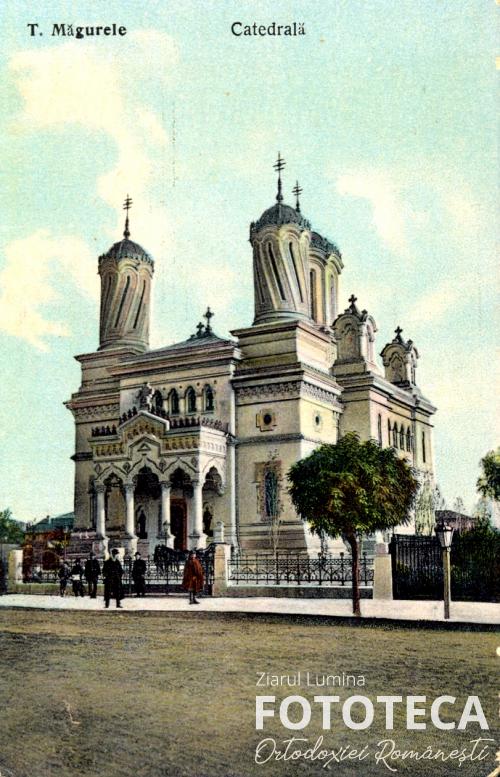 Carte poştală reprezentând biserica „Sf. Haralambie” din Turnu Măgurele, judeţul Teleorman